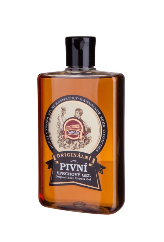 Originální pivní sprchový gel 300 ml – hydratační a regenerační gel s pivem, vitamíny B a glycerinem pro suchou pokožku