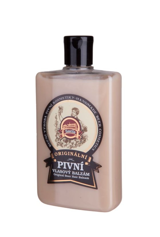Originální pivní vlasový balzám 300 ml – posilující lesk vlasů s pivem, vitamíny B a chmelem pro snadné rozčesávání
