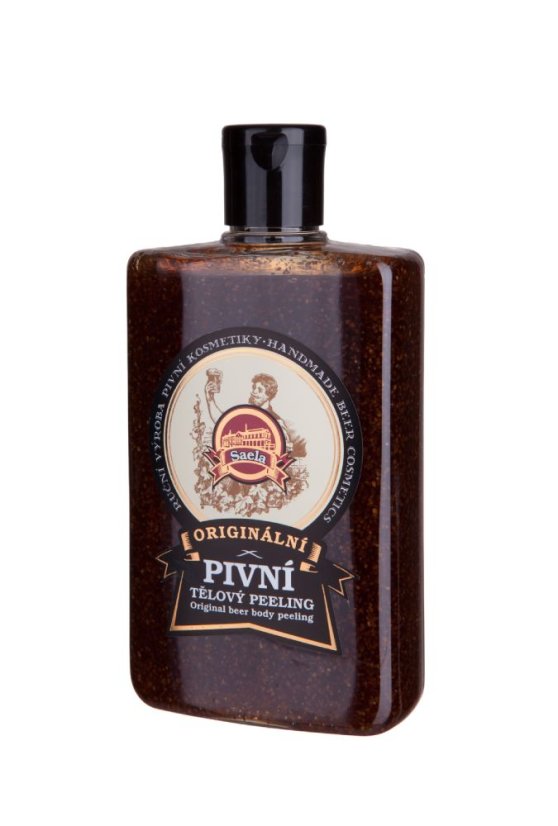Originální pivní tělový peeling 300 ml – jemný peeling s pivem, meruňkovými skořápkami a glycerinem pro hebkou pokožku Originální pivní tělový peeling 300 ml – jemný peeling s pivem, meruňkovými skořápkami a glycerinem pro hebkou pokožku