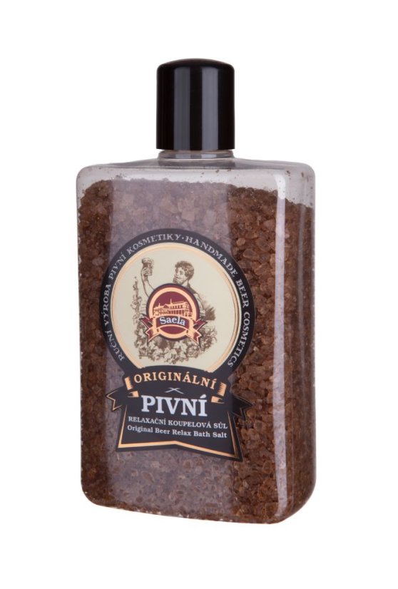 Originální pivní relaxační koupelová sůl 600 g – uvolňující koupel se solí, rašelinou a chmelem pro detoxikaci a relaxaci Originální pivní relaxační koupelová sůl 600 g – uvolňující koupel se solí, rašelinou a chmelem pro detoxikaci a relaxaci