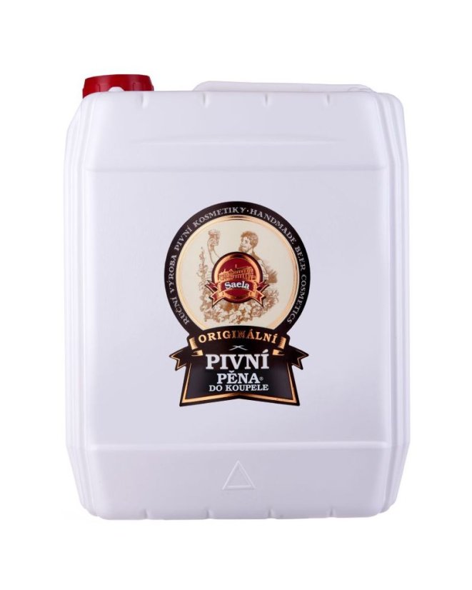 Originální pivní pěna do koupele 5 l – relaxační a regenerační koupel s pivem, vitamíny B a glycerinem