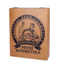 Originální pivní dárková sada – ručně vyrobená dřevěná kazeta Originální pivní dárková sada – ručně vyrobená dřevěná kazeta