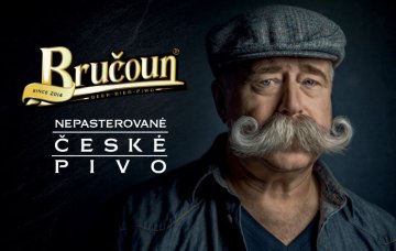 Nabízíme vlastní pivo Bručoun